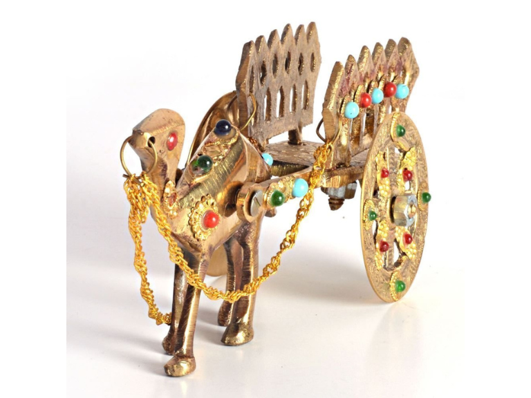 Decorative Bullock Cart Sculpture 