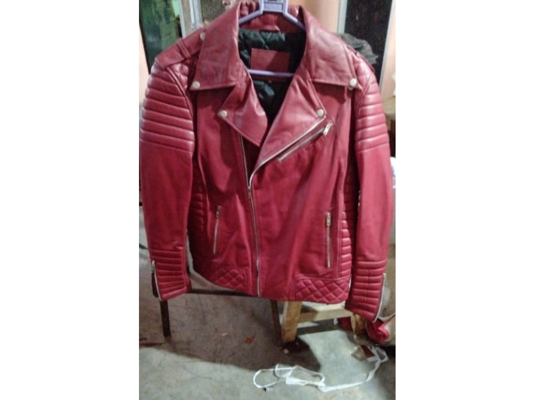 Men's Leather Red Jackets 