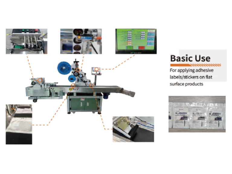 Automatic Flat Labeling Machine Model: ST11300