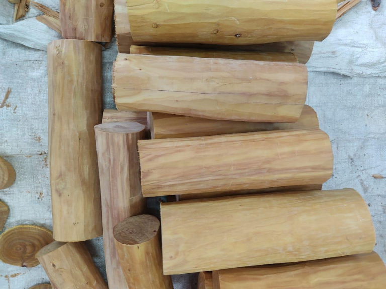 White Sandalwood Logs