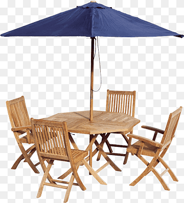 Wooden Garden Umbrella