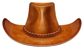 Leather hat and cap