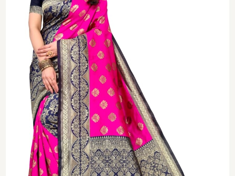 Silk Weaving border Saree