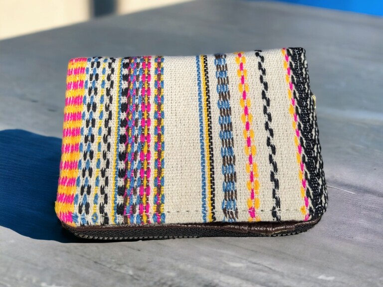 Multicolor Texture Wallet 